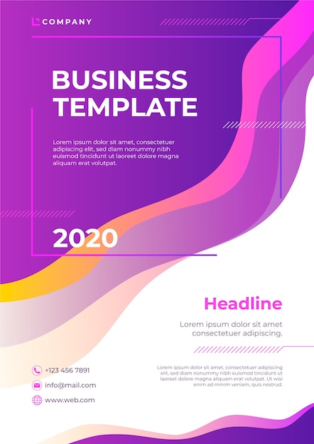 Abstract style business template