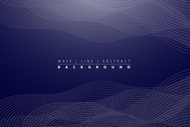 Abstract style wavy line background