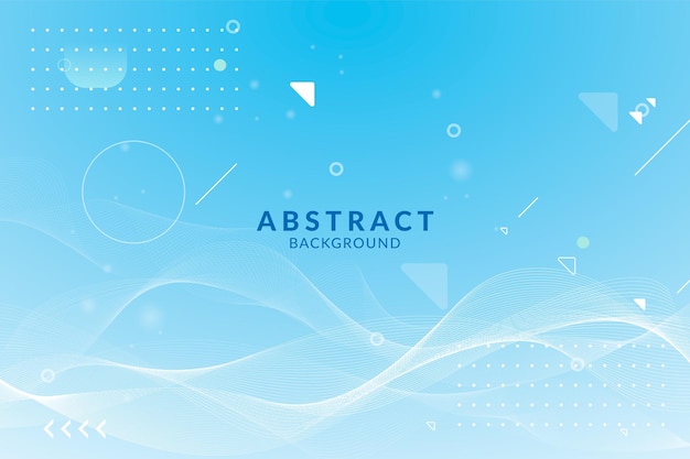 Abstract stylish blue wave modern background