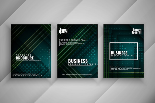 Абстрактная стильная брошюра для бизнеса