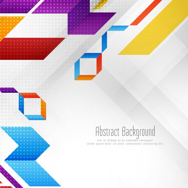 Abstract stylish geometric shape background