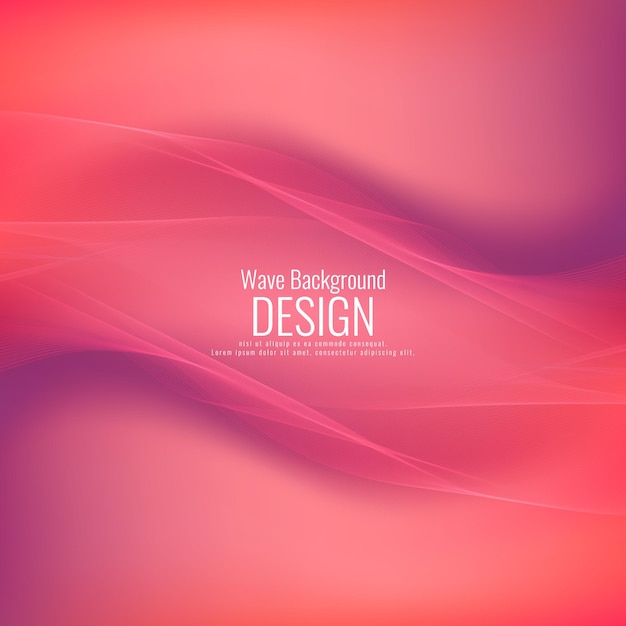 Abstract stylish wave background