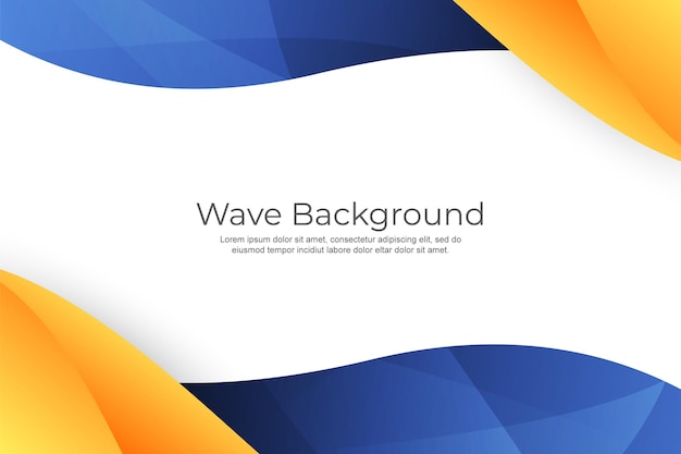 Vector abstract stylish wave vector background