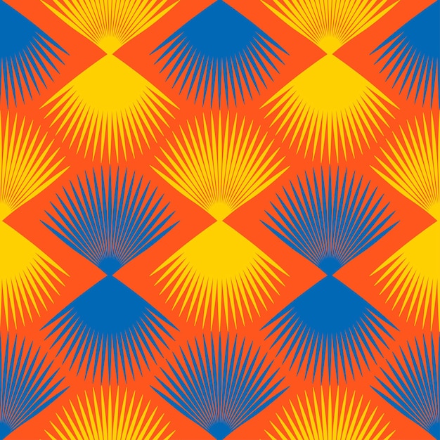 Abstract summer pattern vector minimal