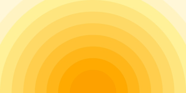 Абстрактный солнечный геометрический фон Желтый к белому градиенту изогнутых полос Летний баннер Отличный для обложки социальных сетей обои веб-брошюры
