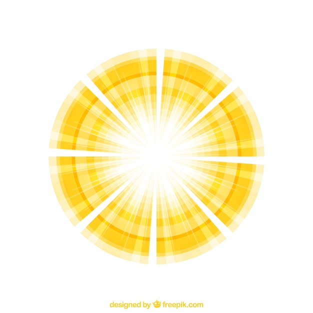 Vector abstract sunshine