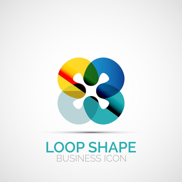 Abstract symmetric business icon