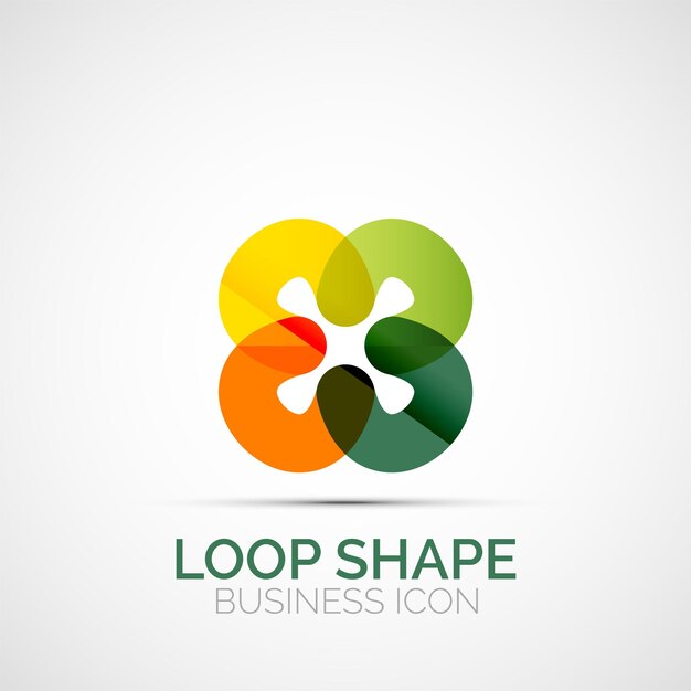 Abstract symmetric business icon