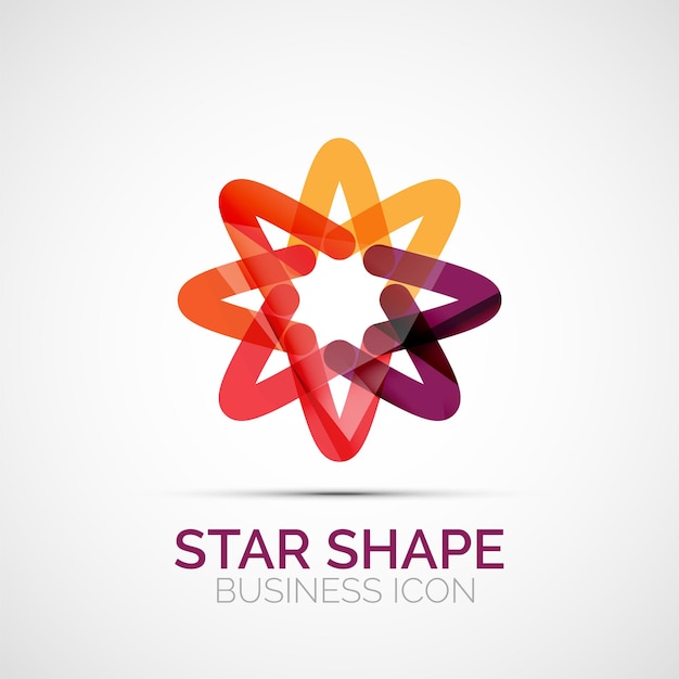 Abstract symmetric business icon