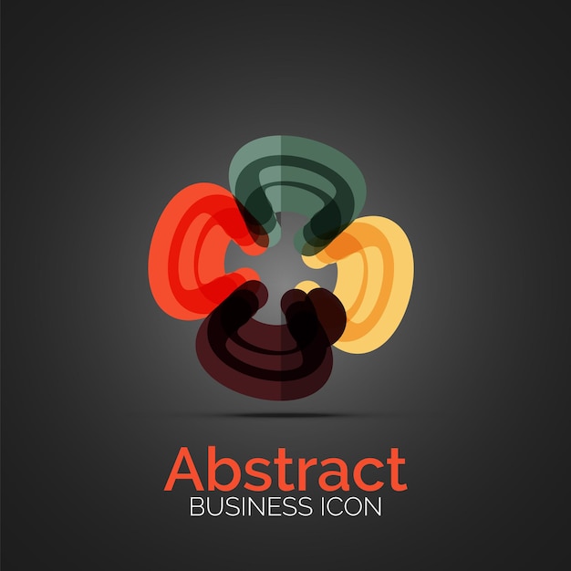 Abstract symmetric business icon