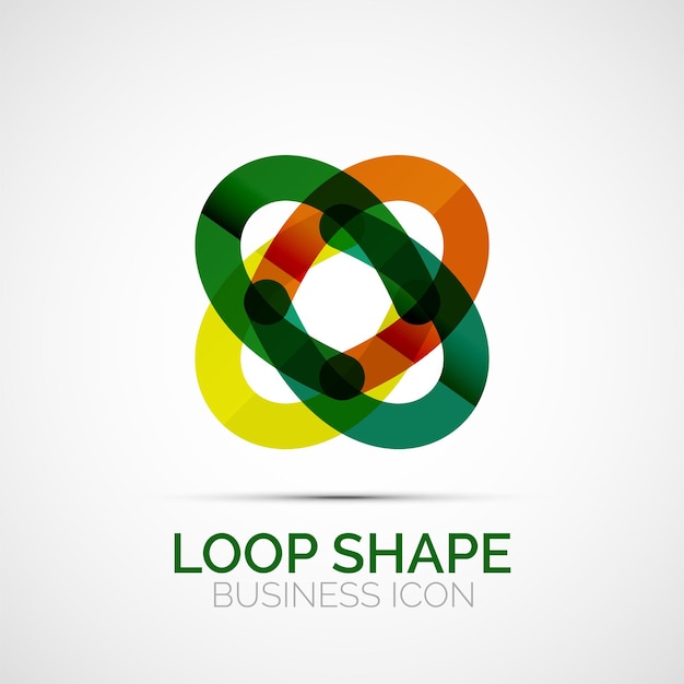 Abstract symmetric business icon