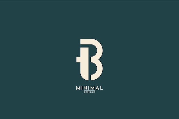 Abstract TB BT Letters Logo Monogram icon