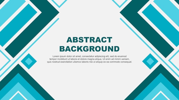 Abstract Teal achtergrondontwerp sjabloon Abstract Banner Wallpaper Vector Illustratie Abstrakte Teal Vlag