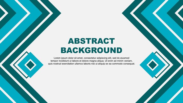 Abstract Teal Background Design Template Abstract Banner Wallpaper Vector Illustratie Teal Design