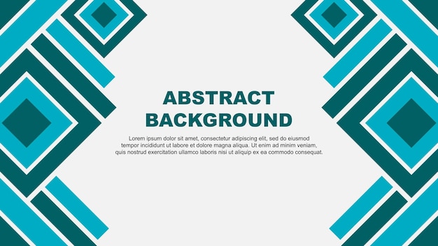 Abstract Teal Background Design Template Abstract Banner Wallpaper Vector Illustratie Teal Vector