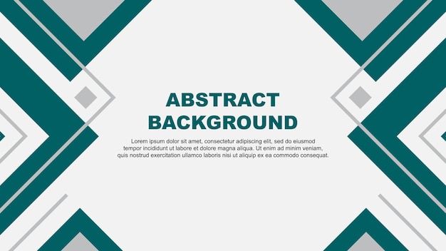 Abstract Teal Background Design Template Banner Wallpaper Vector Illustration Teal Illustration