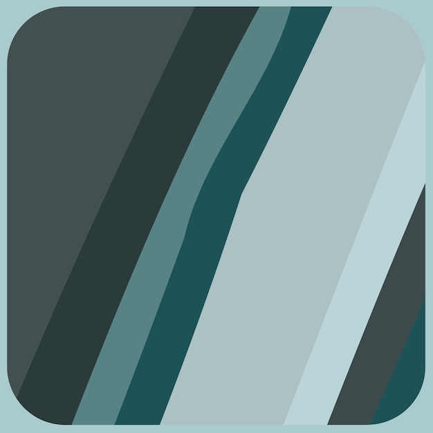 Vector abstract teal en wit diagonaal gestreepte patroonontwerp