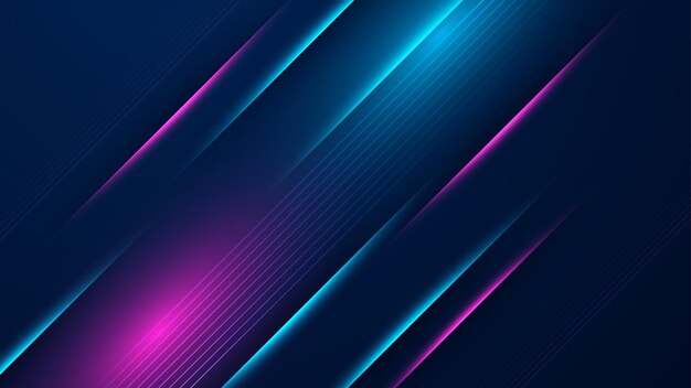 Vector abstract tech background futuristic technology interface with arrows lines waves speed lights motion data concept science element cyberspace shapes and connection lines