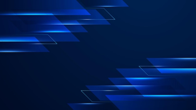 Abstract tech background Futuristic technology interface with arrows lines waves speed lights motion data concept science element cyberspace shapes and connection lines