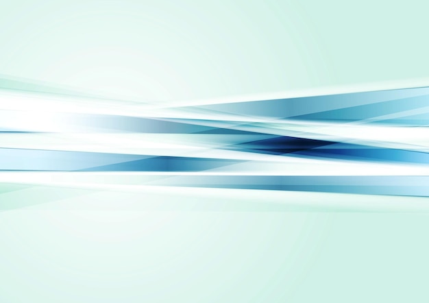 Vector abstract tech background with blue stripes