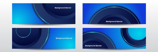 Abstract tech banner background. Futuristic technology interface