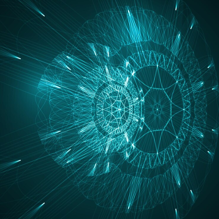 Vector abstract technological background