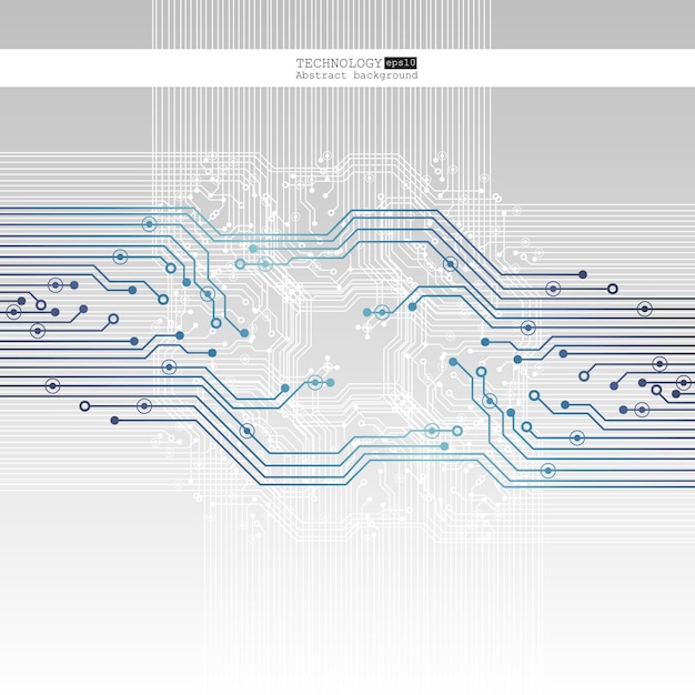 Abstract technology background circuit board chipset  Vector illustration EPS 10