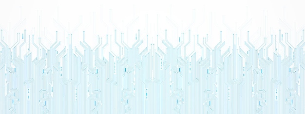 Vector abstract technology background digital arrow speed up and blue circuit board pattern microchip