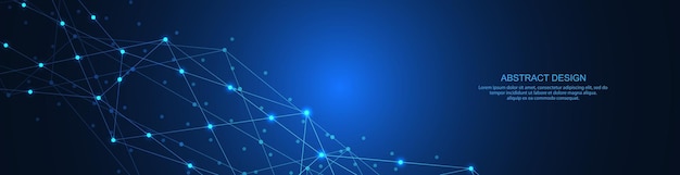 グローバルネットワーク接続と通信の抽象的な技術背景