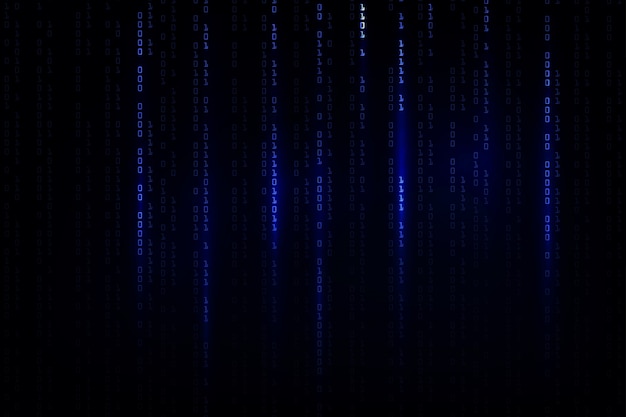 Vector abstract technology background . hacker concept ,programming coding, binary computer code.matrix background style.