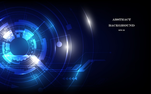 Abstract technology background Hi-tech communication concept futuristic digital innovation background  illustration