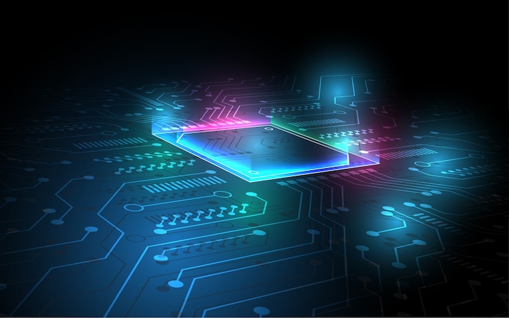 Vector abstract technology background hi-tech communication concept