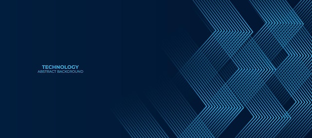Abstract Technology Background with Chevron Lines