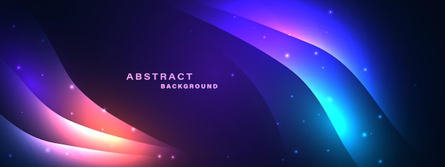 Abstract technology background with dynamic light