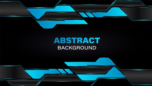 Abstract technology background with gradient colors and lights premium vector