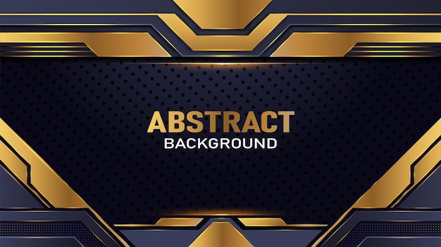 Abstract technology background with gradient colors and lights Premium Vector