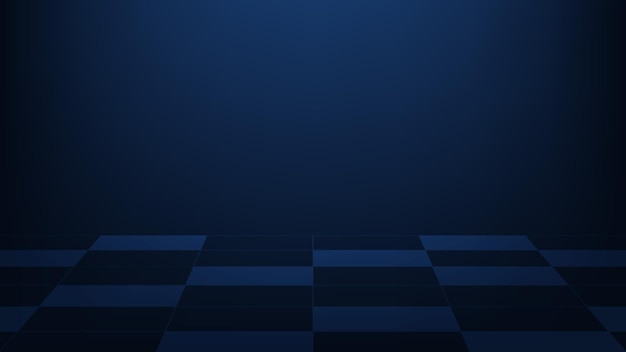 Abstract technology background with modern grid and line on dark blue background for design