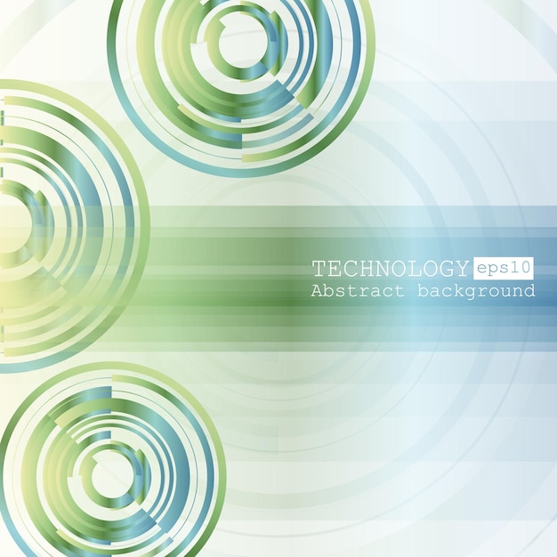 Abstract technology background with various technological elements Vector illustration eps 10