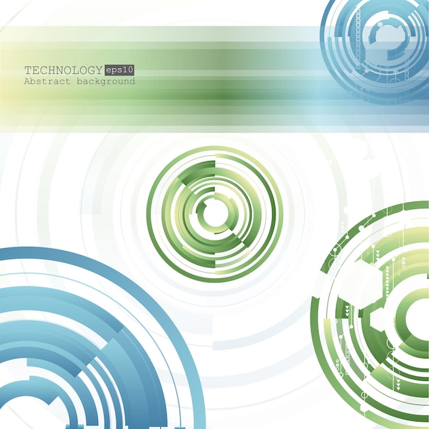 Abstract technology background with various technological elements. Vector illustration. eps 10