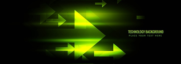 Abstract technology banner background