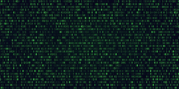 Abstract Technology Binary code Background.Digital binary data and Secure Data Concept