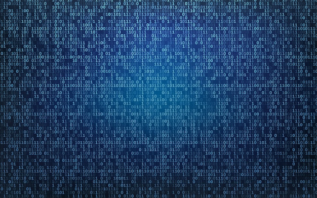 Abstract Technology Binary code Background