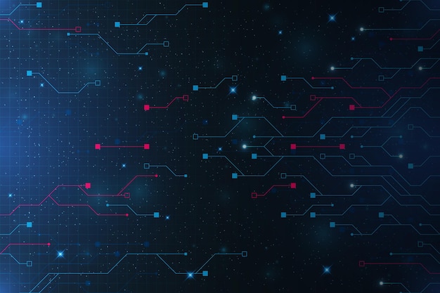 Disegno astratto del fondo di struttura del circuito di tecnologia