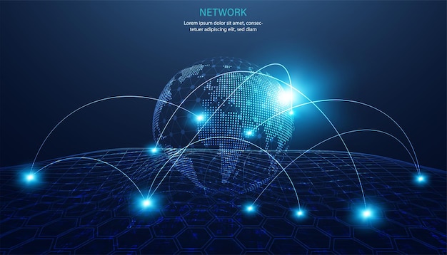 Абстрактные технологии Связь Интернет без границ 5G Связь Интернета вещей