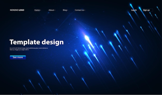 abstract technology data visualization background network futuristic wireframe artificial