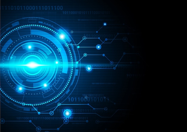 Sfondo digitale tecnologia astratta