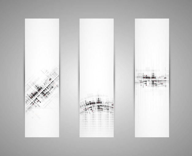 Abstract technology dynamic fade background