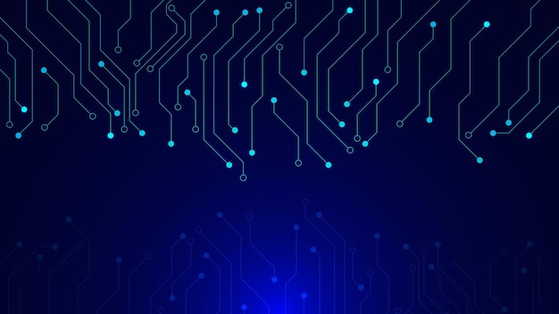 Abstract technology electronic circuit board texture background vector stock illustration