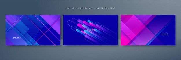 Vector abstract technology futuristic blue and pink neon color geometric arrows shapes motion background