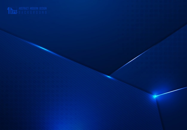 중복 아트웍 템플릿 배경의 추상 기술 그라데이션 어두운 파란색 디자인.